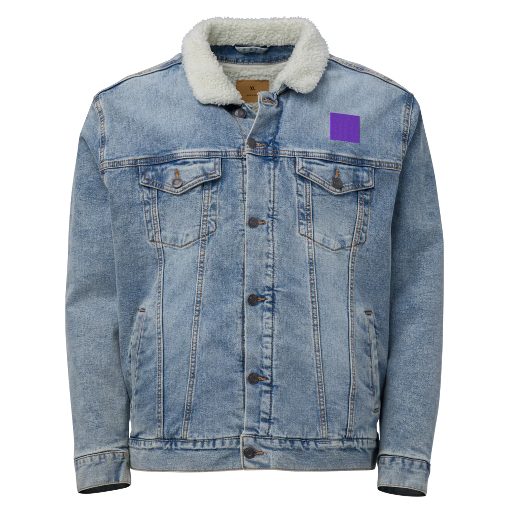 Unisex Sherpa Denim Jacket | Threadfast Apparel 372J